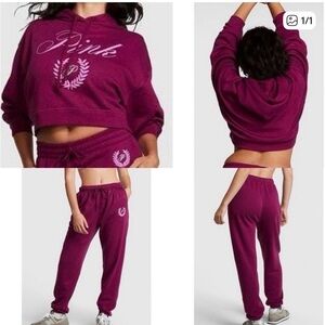 PINK Victoria's Secret Jogger Set - Purple